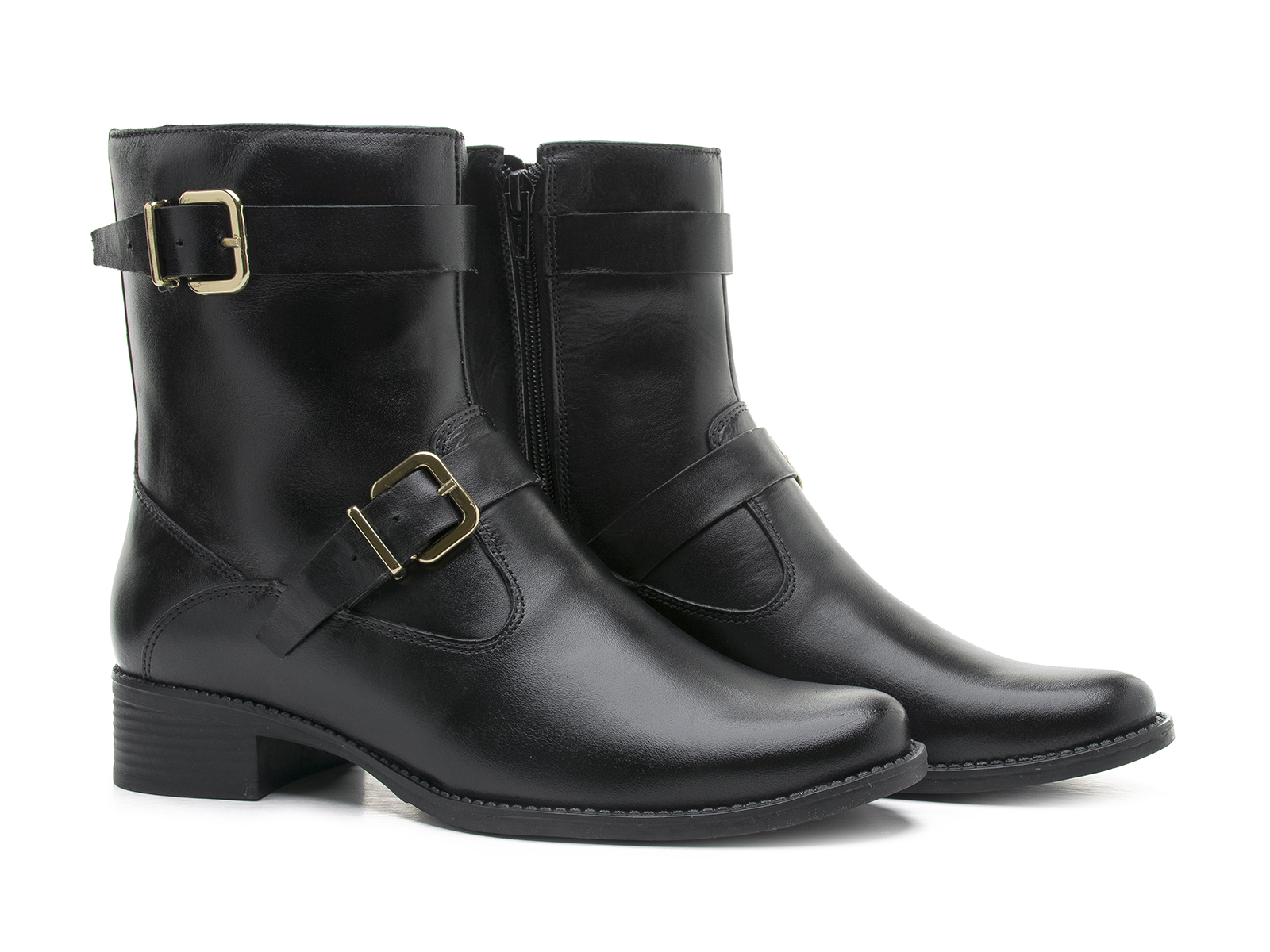 ES15-1SF01 SOFT CROMO CAFE SOLA BOTA ESTRELA PRETO